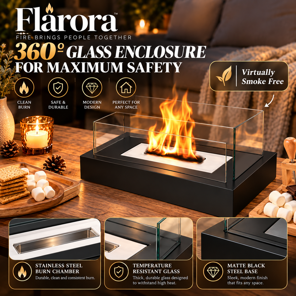 Flarora™ Ember Table