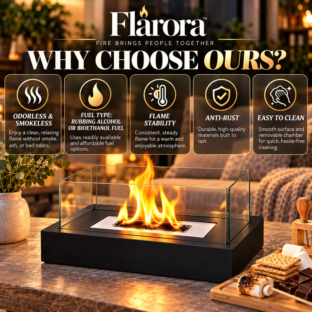 Flarora™ Ember Table